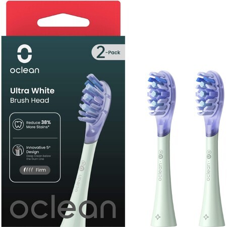 Bouchon de rechange Oclean Ultra White, UW0 green 2 pcs