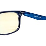 Glassa Computerbrille PCG02 D0.5+ schwarz/blau