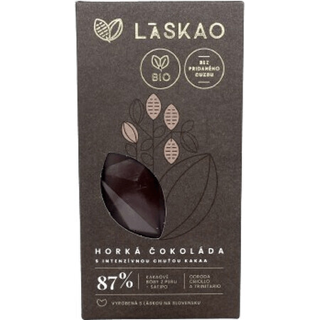 Laskao Bio-Heiße Schokolade 87% 75 g