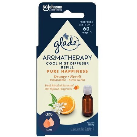 Glade Aromatherapie Cool Mist Ätherisches Öl für Aroma Diffusor Refill Pure Happiness 17,4 ml