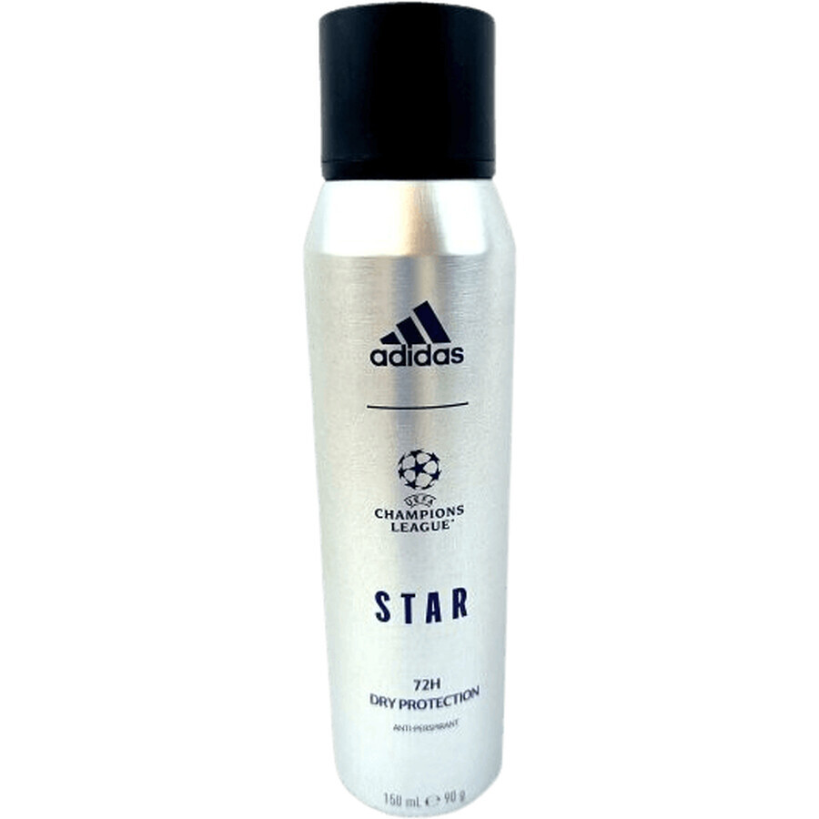 Adidas UEFA Champions League Star spray antiperspirant pentru bărbați 150 ml