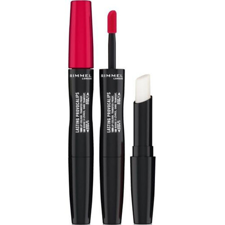 Rimmel London Lasting Provocalips Double Ended Long Lasting Liquid Lipstick 500 Kiss The Town Red 7.5 ml