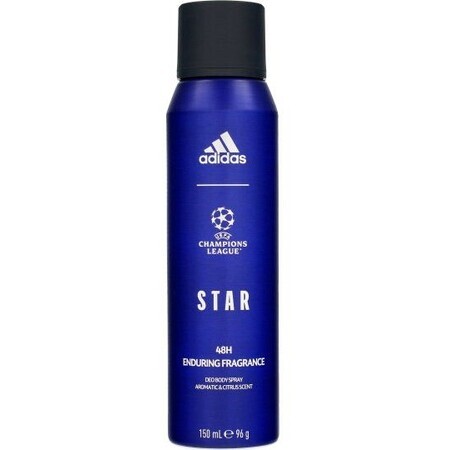 Adidas UEFA Champions League Star déodorant en spray pour hommes 150 ml