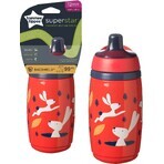 Tommee Tippee Superstar Sportee, Sportbecher ohne Auslaufen, 12m+, rot 266 ml