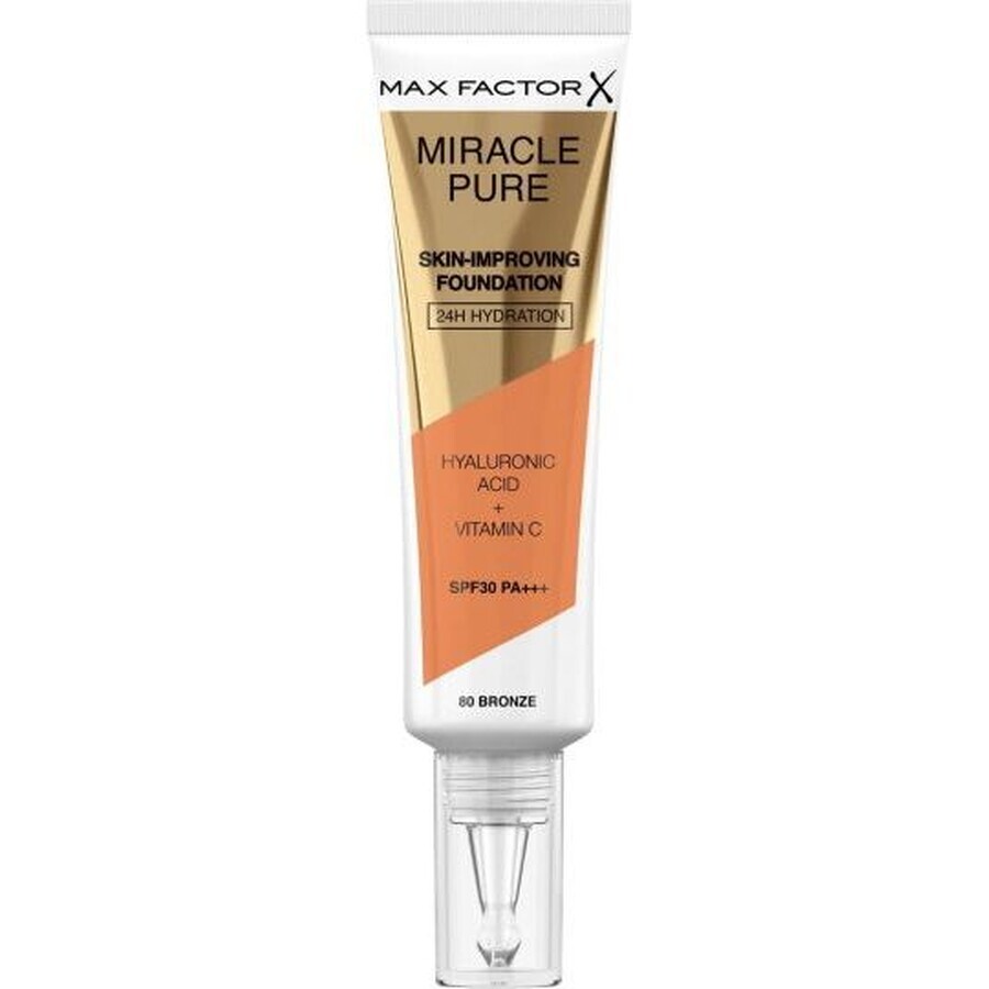 Max Factor Miracle Miracle Pure Long Lasting Makeup 80 Bronze 30 ml