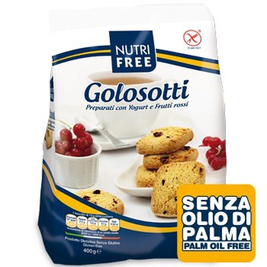 Biscuiti cu fructe si iaurt, 400 g, AEC015, Nutri Free