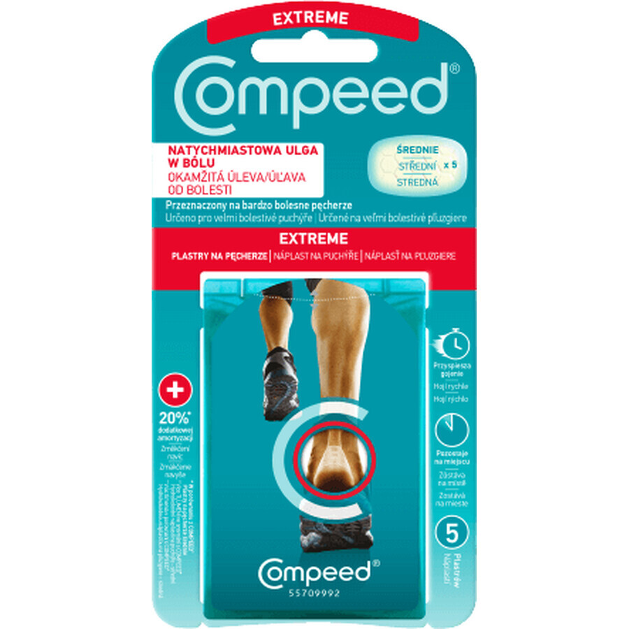 Compeed Blister Sport Ferse Patch 5 Stück