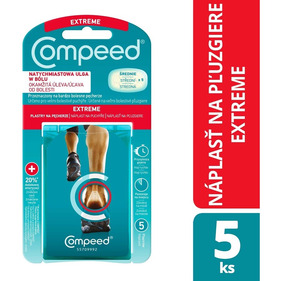 Compeed Blister Sport Ferse Patch 5 Stück