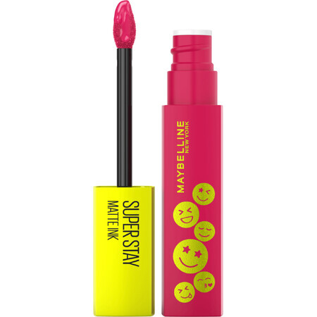 Maybelline New York Superstay Matte Ink Moodmakers 460 Optimist Flüssiger Lippenstift, 5 ml