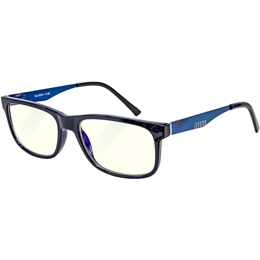 Glassa Computerbrille PCG02 D3,0 schwarz/blau