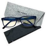 Glassa Computerbrille PCG02 D3,0 schwarz/blau