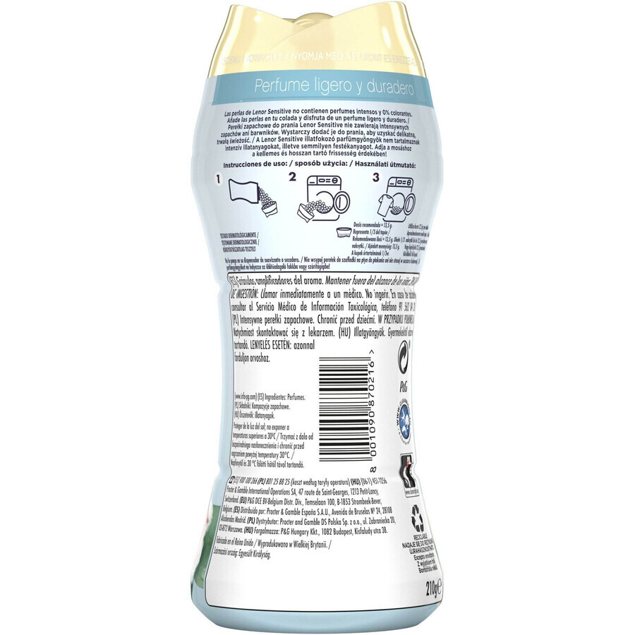 Lenor Perle di lavaggio profumate in cotone fresco 210 g