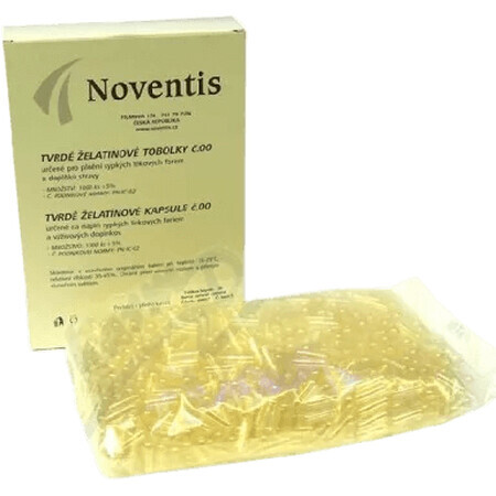 Noventis Gelatinekapseln nr.00 transparent 1000 Stück