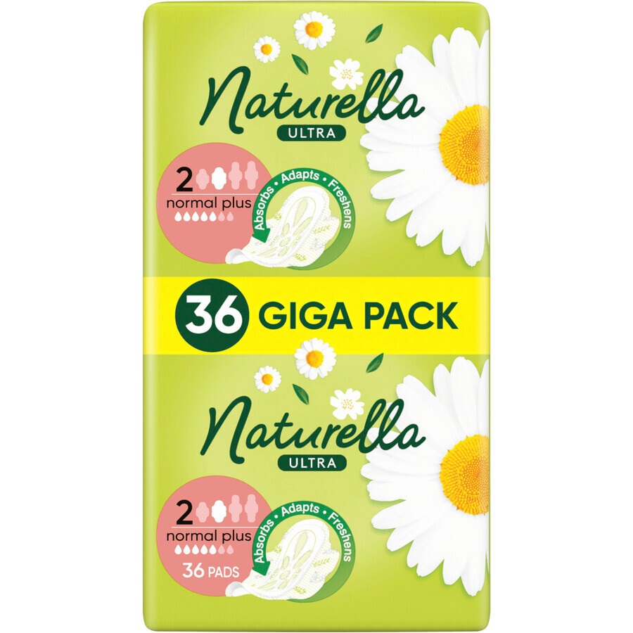 Naturella Ultra Normal Plus Damenbinden mit Flügeln 36 Stück