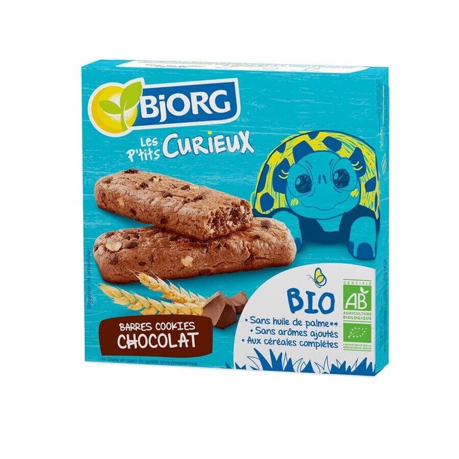 Biscuiti pentru copii cu cacao si pepite de ciocolata, 140g, BJORG