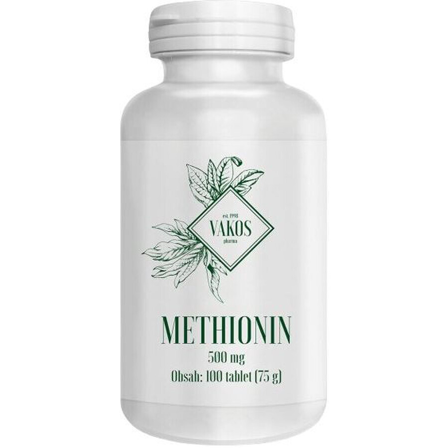 Vakos Methionin 500 mg 100 Tabletten