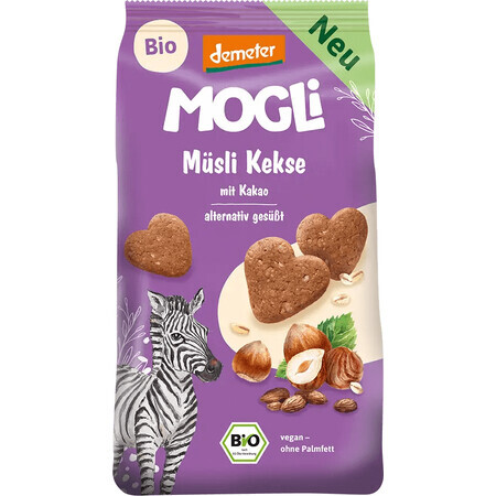 MOGLi Bio-Kakao-Müsli-Kekse mit Demeter-Zertifizierung 125 g