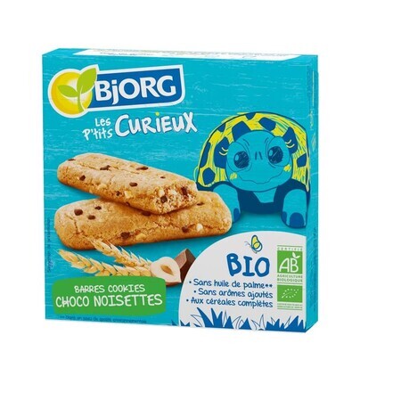 Biscuiti pentru copii cu pepite de ciocolata si nuci, 140g, BJORG