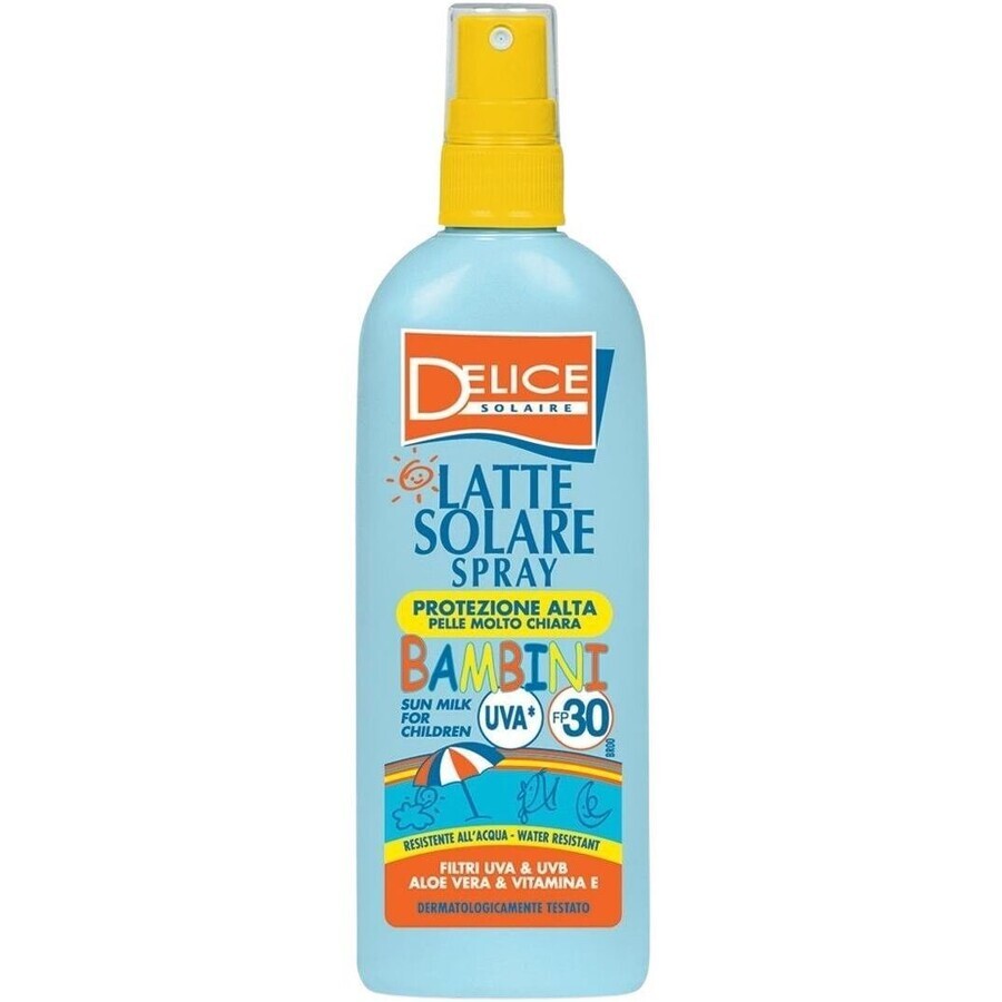 Delice Solaire Bambini Latte Solare Spray Kindersonnenschutzlotion OF30 UVA&UVB 150 ml