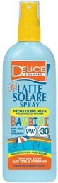 Delice Solaire Bambini Latte Solare Spray Kindersonnenschutzlotion OF30 UVA&amp;UVB 150 ml