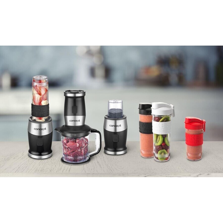 Concept Smoothie Maker + Zerkleinerer + Mahlwerk 700W schwarz