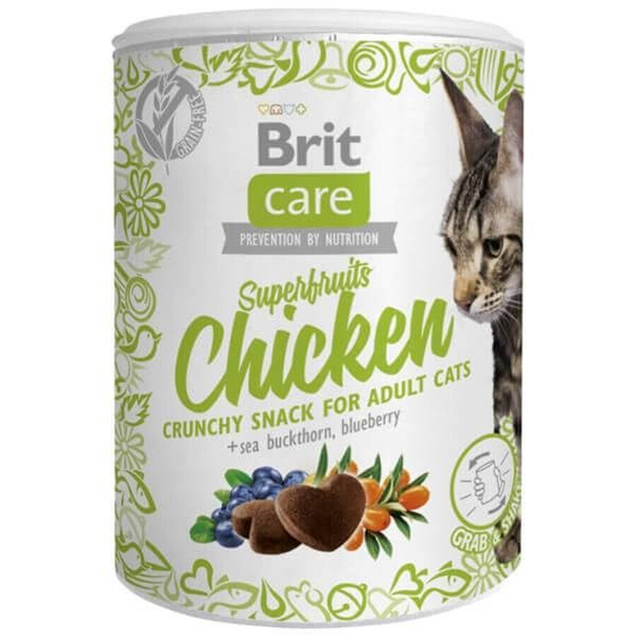 Brit Care Superfruits snack per gatti al pollo 100 g