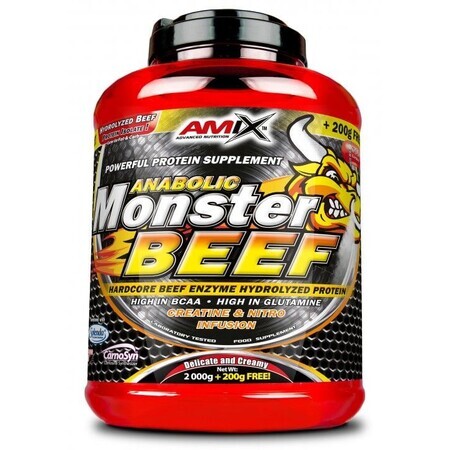 Amix Anabolic Monster BEEF 90% Proteine Fragola-Banana. 2200 g