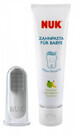 Nuk Set Baby-Zahnpasta + Reinigungsfingerhut 40 ml