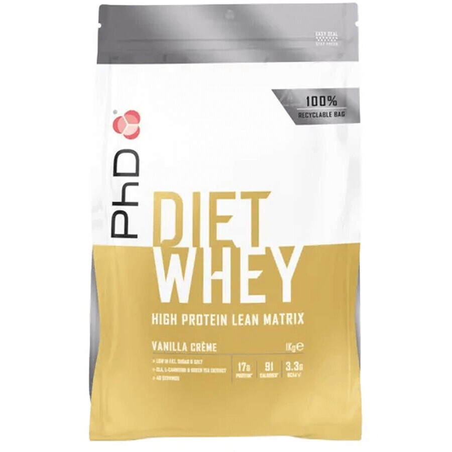 PhD Nutrition Diet Whey Molke Vanille 1 kg