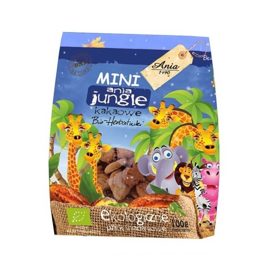 Eo Kakao-Kekse Mini Dschungel, 100 g, Ania