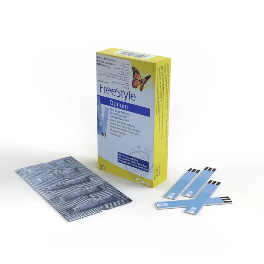 Abbott FreeStyle Optium Test Strips 50 pcs