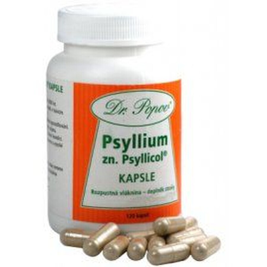 Dr.Popov PSYLLIUM ZN. PSYLLICOL 120 Kapseln