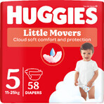 Huggies® Little Movers Windel 5 (11 - 25 kg) 58 Stück