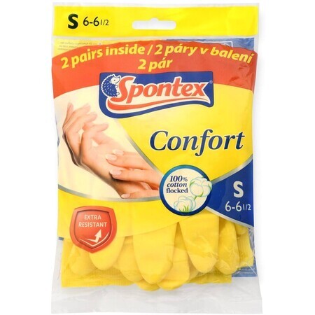 Spontex Comfort Handschuhe Größe. S, 2 x 2 Stück