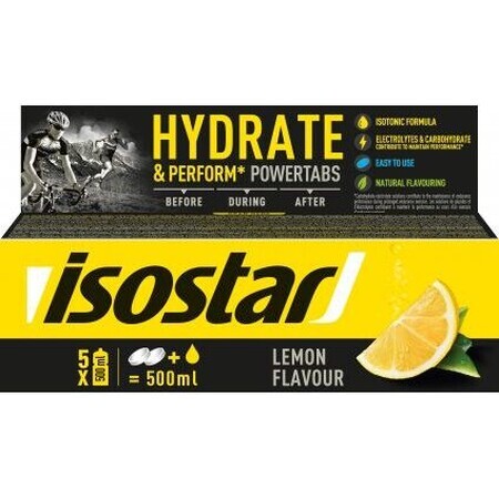 Isostar Power Tabs, limón 10 x 12 g