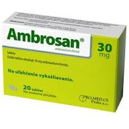 Ambrosan zur Behandlung der Atemwege 20 Tabletten