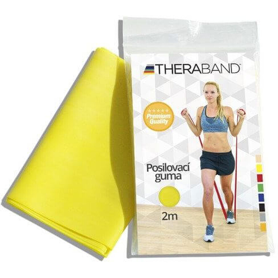 Theraband Reinforcing rubber, weak, yellow, 2 m