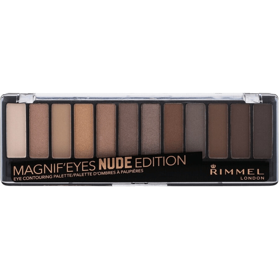 Rimmel Magnif Eyes Eyeshadow Palette Lidschatten 001 Nude Edition 14,2 g