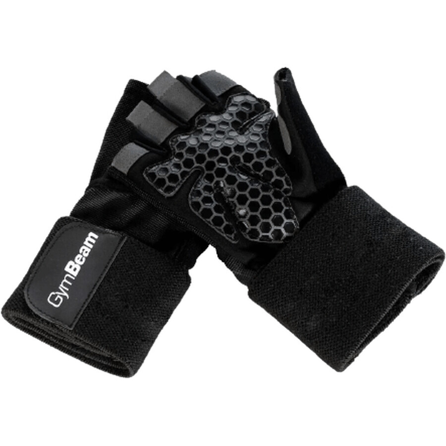 GymBeam Women's Fitness Handschuhe, Guard Schwarz, Gr. XL, 2 Stück