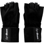 GymBeam Women's Fitness Handschuhe, Guard Schwarz, Gr. XL, 2 Stück