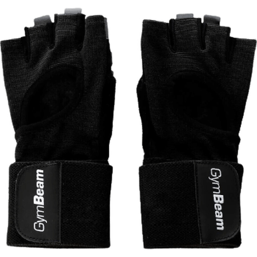 GymBeam Women's Fitness Handschuhe, Guard Schwarz, Gr. XL, 2 Stück