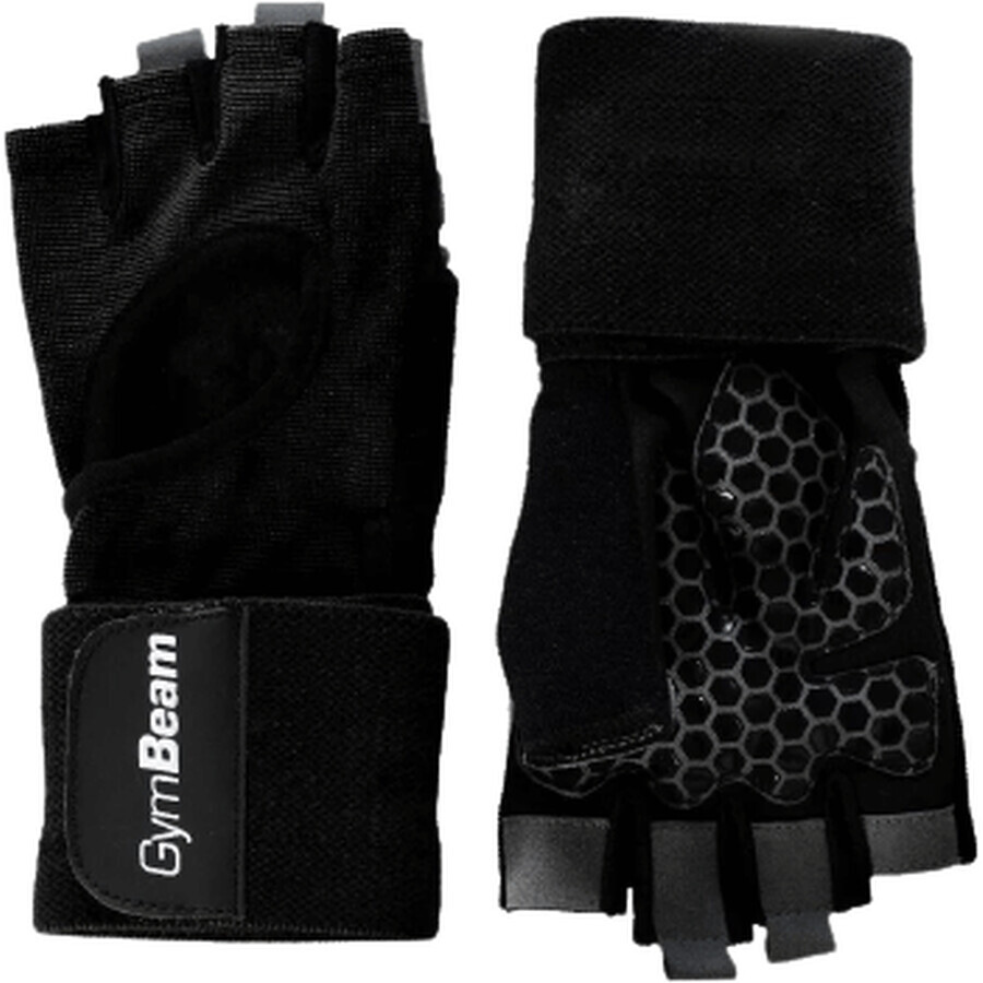 GymBeam Women's Fitness Handschuhe, Guard Schwarz, Gr. XL, 2 Stück