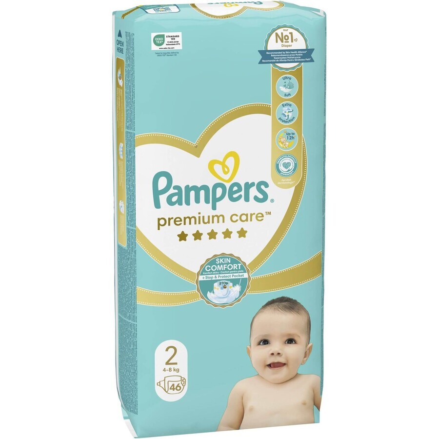 Pannolini Pampers Premium Care taglia 2, 46 pz.