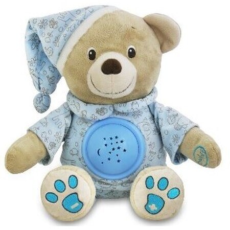 Baby Mix Blauer Teddybär mit Spotlight