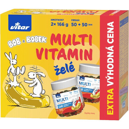 Vitar Kids Multivitamine Bob und Bobek DUOPACK 2 x 50 Stück