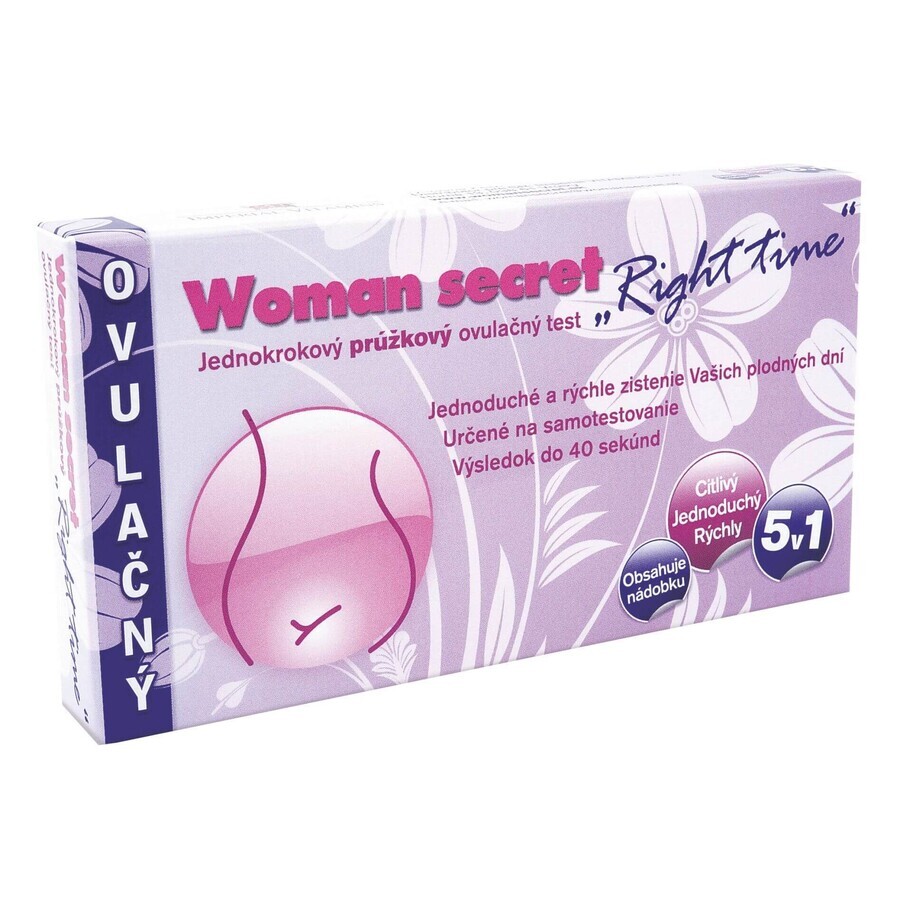 Women's Secret Right Time Ovulationsteststreifen 5 Stück