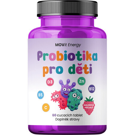 MOVit Energy Probiotic für Kinder mit Vitaminen 60 Tabletten