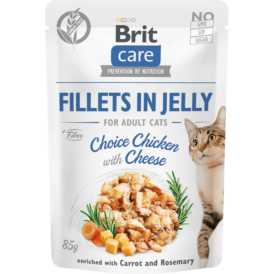 Brit Pouch Cat Pouch Choice Huhn mit Käse in Gelee 85 g