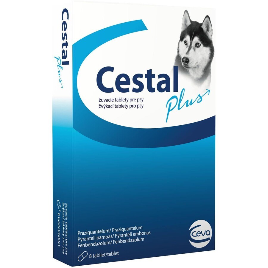 Cestal Plus Kautabletten für Hunde 8 Stück