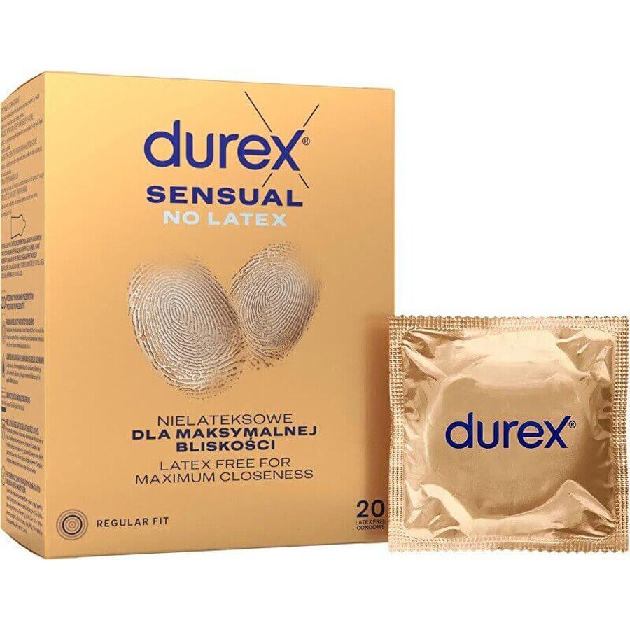 Durex Sensual latexfreies Kondom 20 Stück